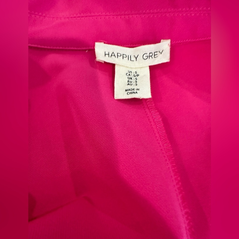 Happily Grey Hot Pink Blazer - Picture 2 of 2